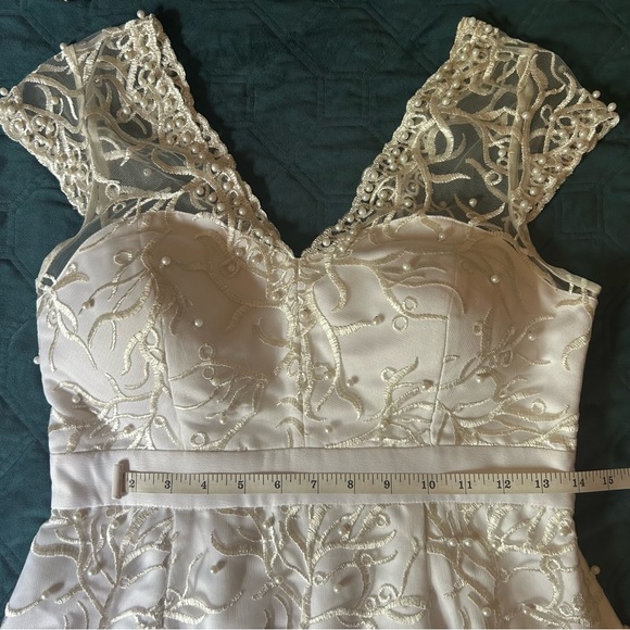 NEW Modcloth Romantic Revelries Ivory Maxi Dress - Picture 9 of 11